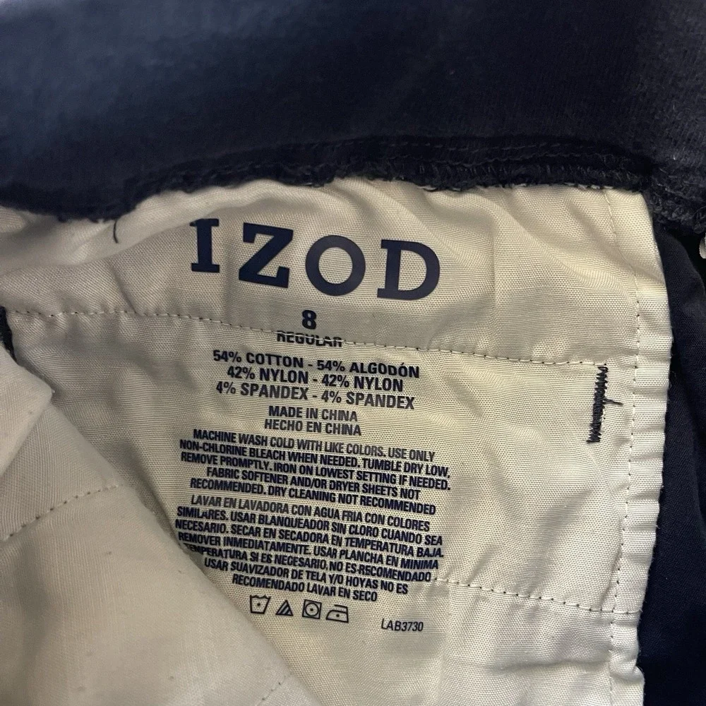 IZOD Boys Approved Schoolwear Stretch Jogger Pants Size 8 &‎ Old Navy Hoodie 8